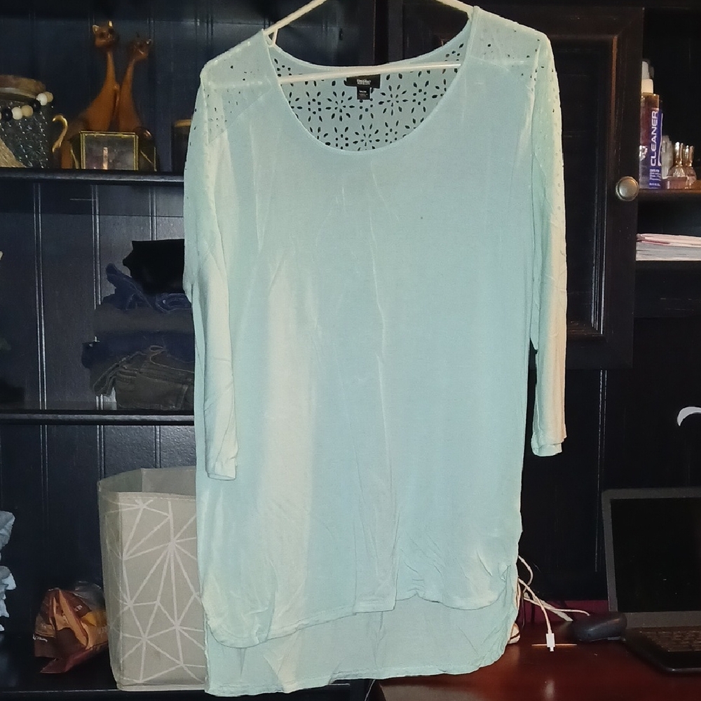 Chic Women's Mint Tunic Top